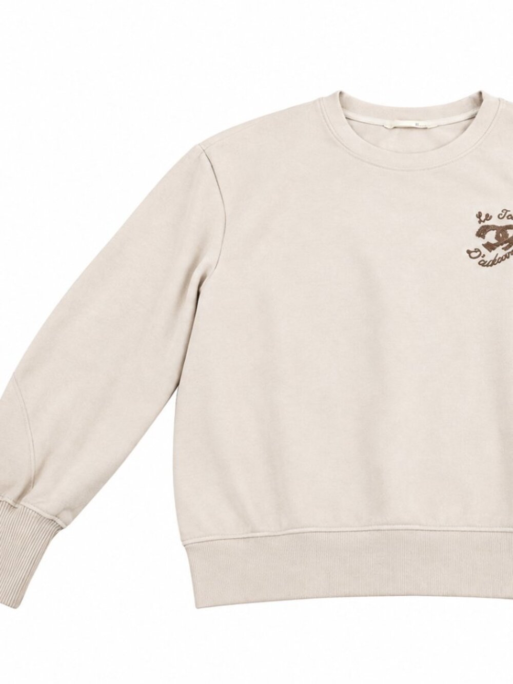 Cream Le Trois Cadeaux Sweatshirt | Size M